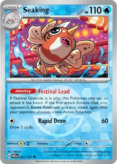 Seaking Poke ball Holo 21